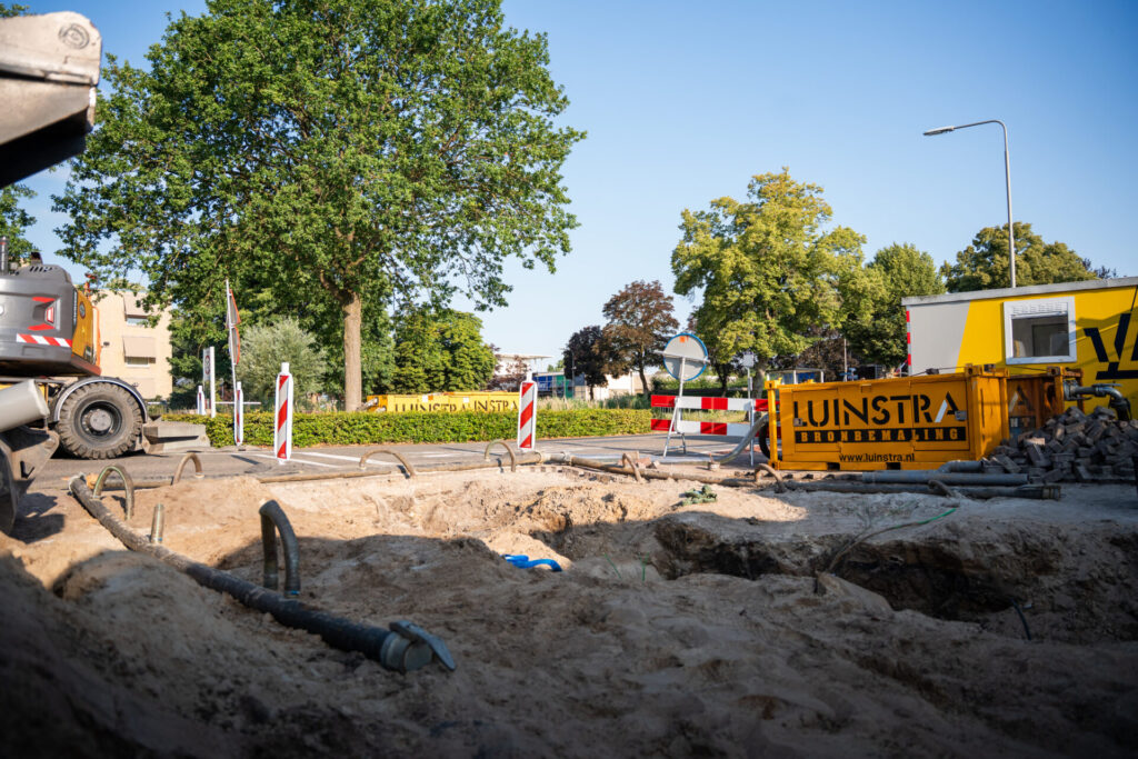 Grondboring uitgevoerd door Luinstra Watermanagement
