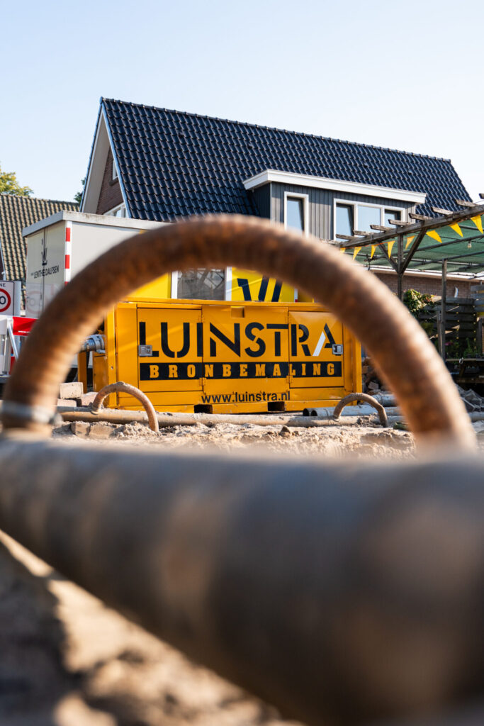 Bronbemaling in uitvoering door Luinstra Watermanagement